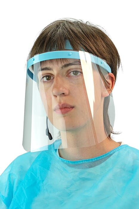 Face Shield - Gesichtsvisier inklusive 10 Ersatzvisiere