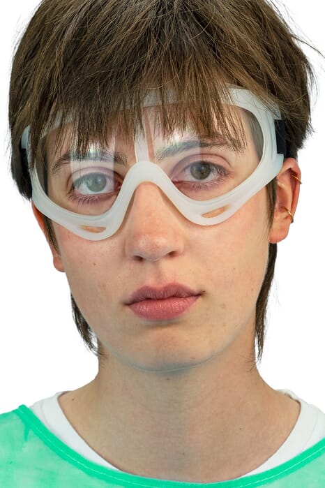 Schutzbrille, mit Beschlag- und Spritzschutz