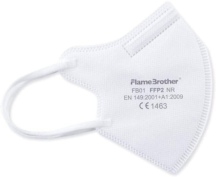 FlameBrother FFP2 NR Atemschutzmaske weiß, small