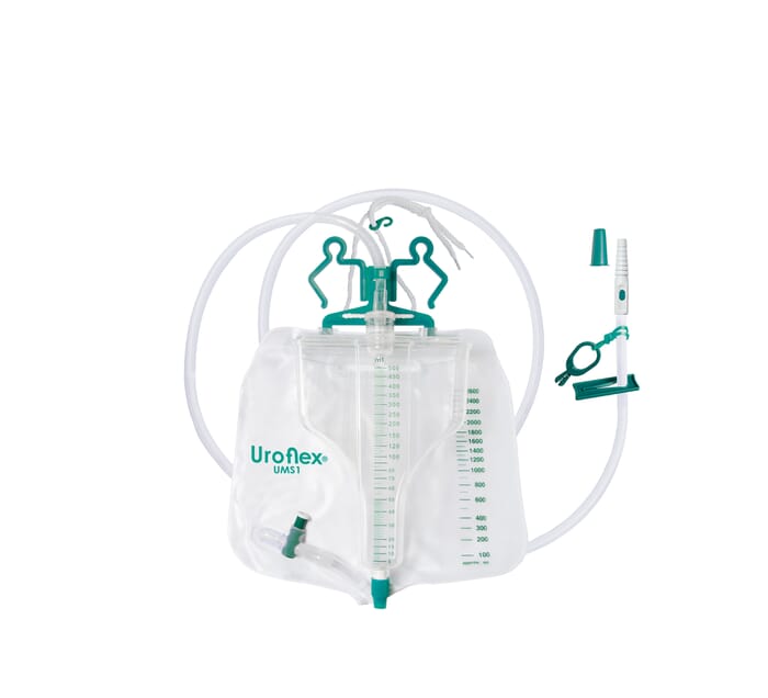 Uroflex® UMS1, geschlossenes Einkammer Urin Mess-System. 390 Stück